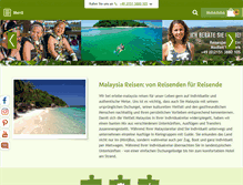 Tablet Screenshot of erlebe-malaysia.de